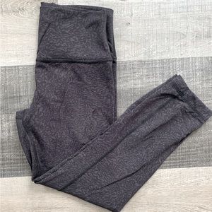 Lululemon 3/4 length high-rise compression leggings